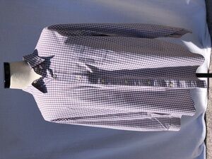 Dockers Men's Purple Plaid Button Down Shirt